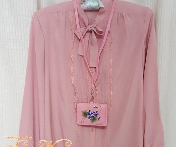 すみれのカードホルダー(ピンク)tetoteに出品しています すみれのカードホルダー(ピンク)tetoteに出品しています