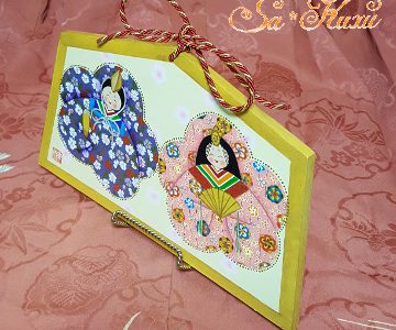花びらおひな様のプレートtetoteに出品しました 花びらおひな様のプレートtetoteに出品しました