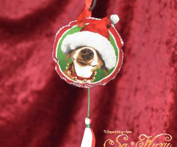 ビーグル(犬)のクリスマス飾りminneに出品しています ビーグル(犬)のクリスマス飾りminneに出品しています