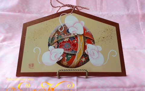 干支の子(ねずみ)プレートminneに出品しました 干支の子(ねずみ)プレートminneに出品しました