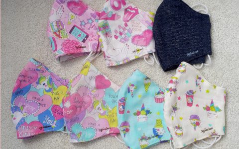 大人用立体布マスク、柄いろいろminneに出品しています 大人用立体布マスク、柄いろいろminneに出品しています