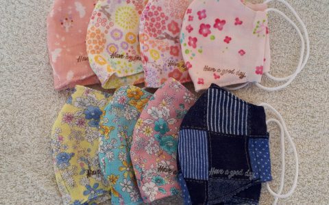 子供用立体布マスクいろいろ、minneに出品しています 子供用立体布マスクいろいろ、minneに出品しています